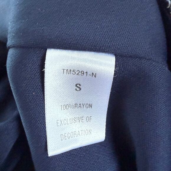 THML by Anthropologie floral ruffled mock neck shirt size S - Picture 7 of 7